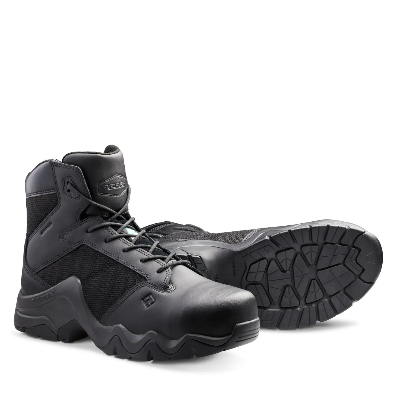 Terra EKG Stealth 6" Men's Uniform Composite Toe Work Shoe TR0A4NRYBLK - Black