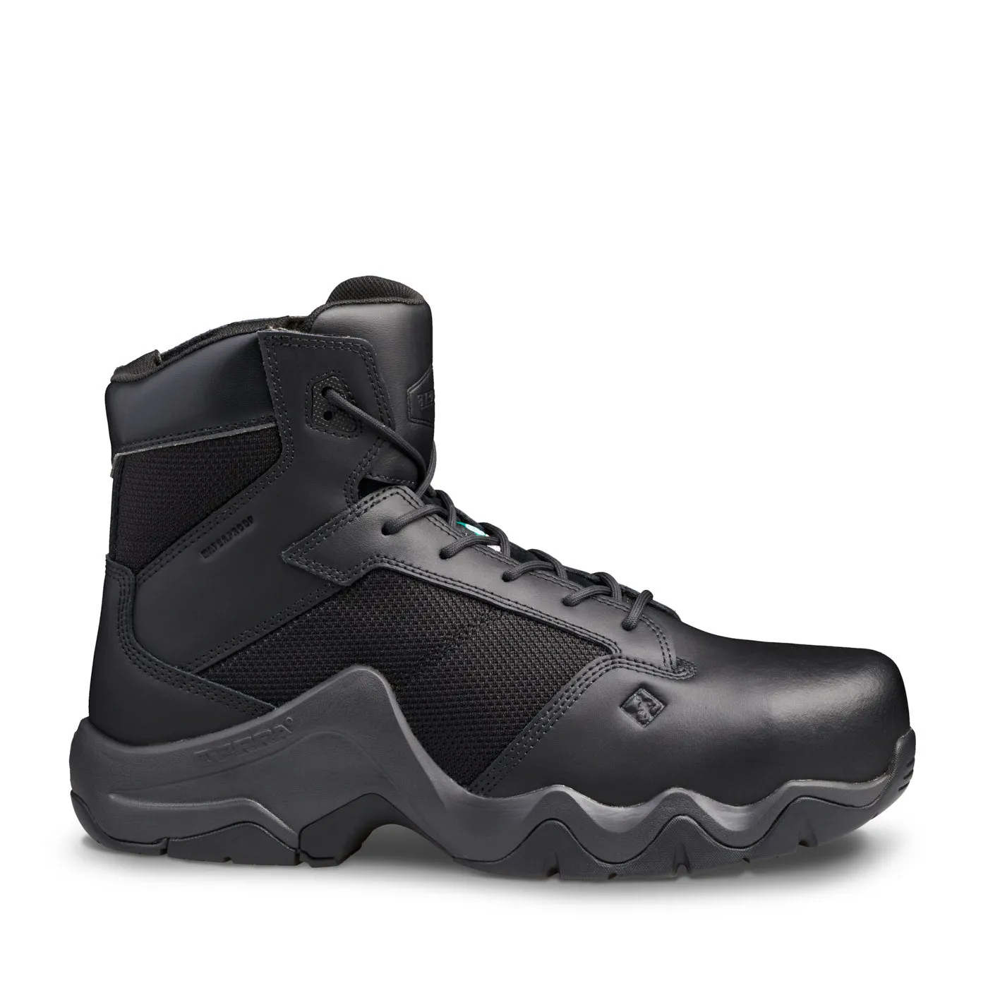 Terra EKG Stealth 6" Men's Uniform Composite Toe Work Shoe TR0A4NRYBLK - Black