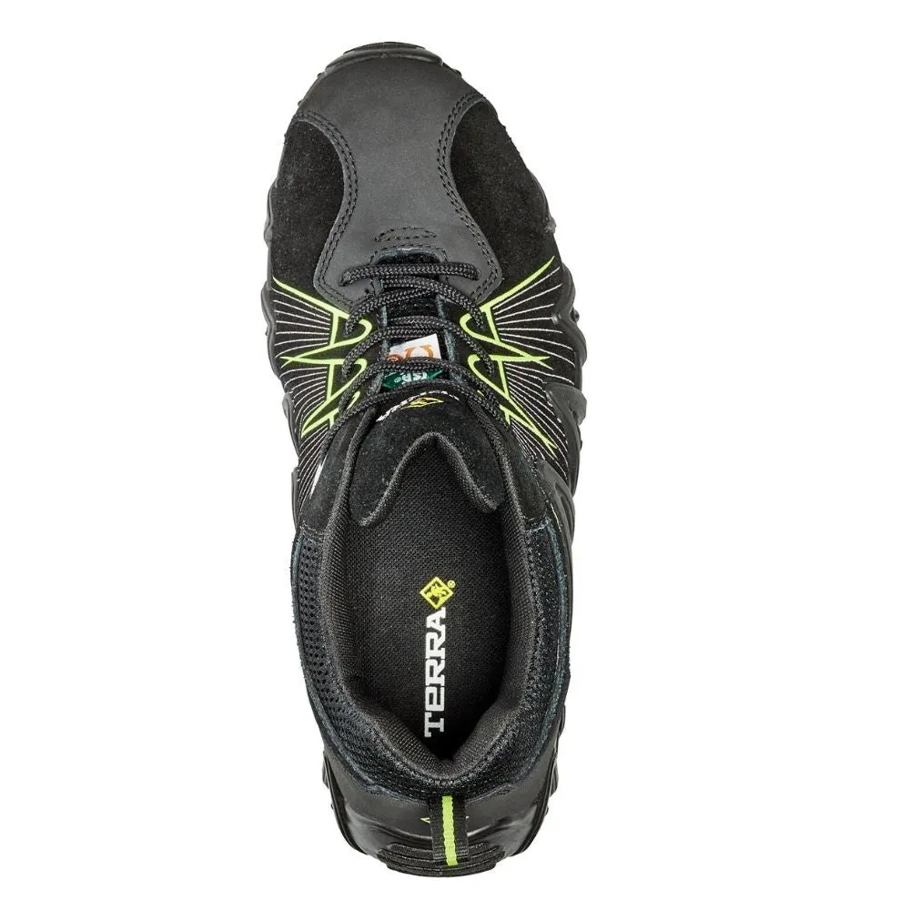 Terra Spider X Unisex Lightweight Composite Toe Work Shoe TR108008BLL - Yellow & Black