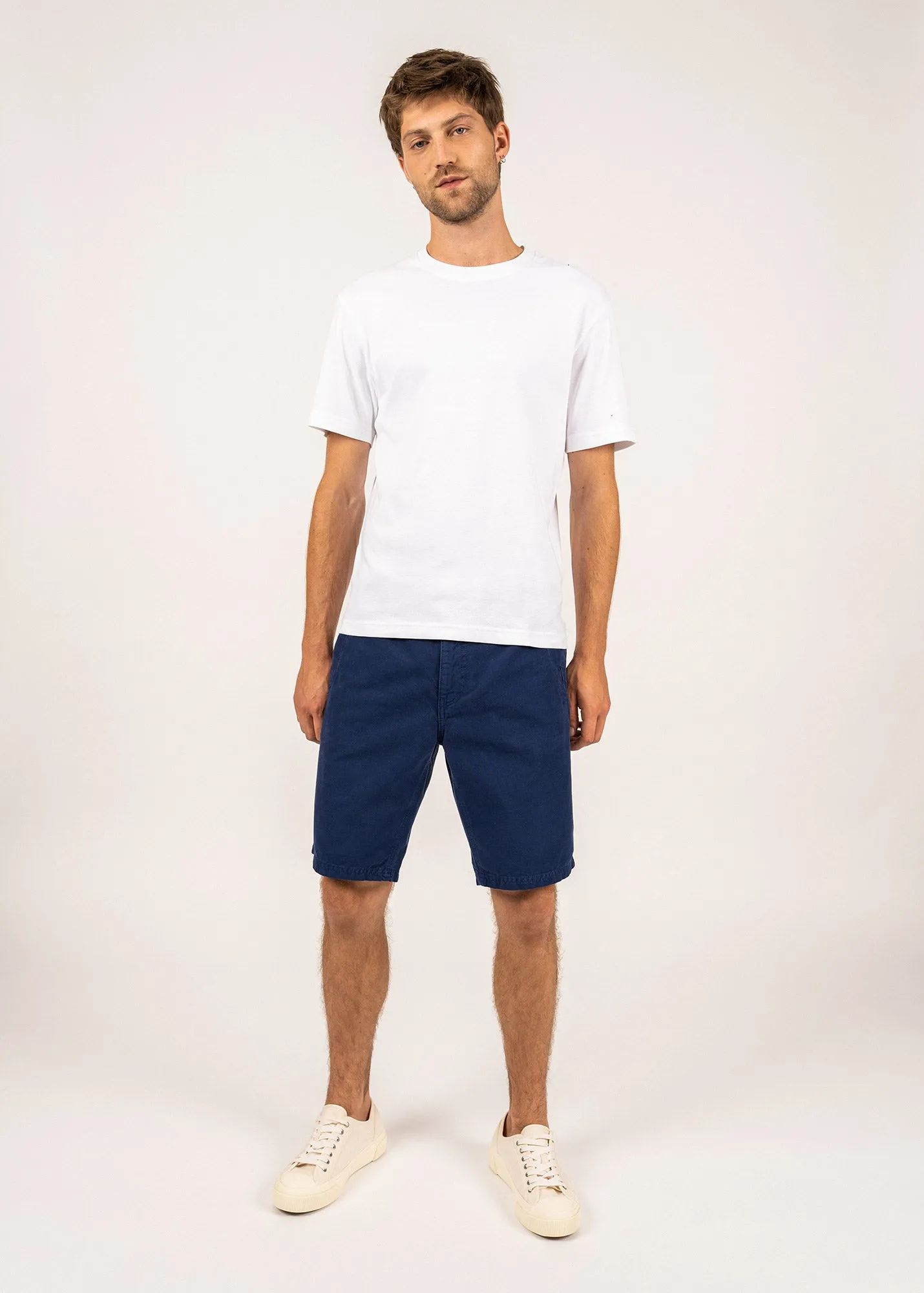 Titus canvas shorts - with double pockets (INDIGO)