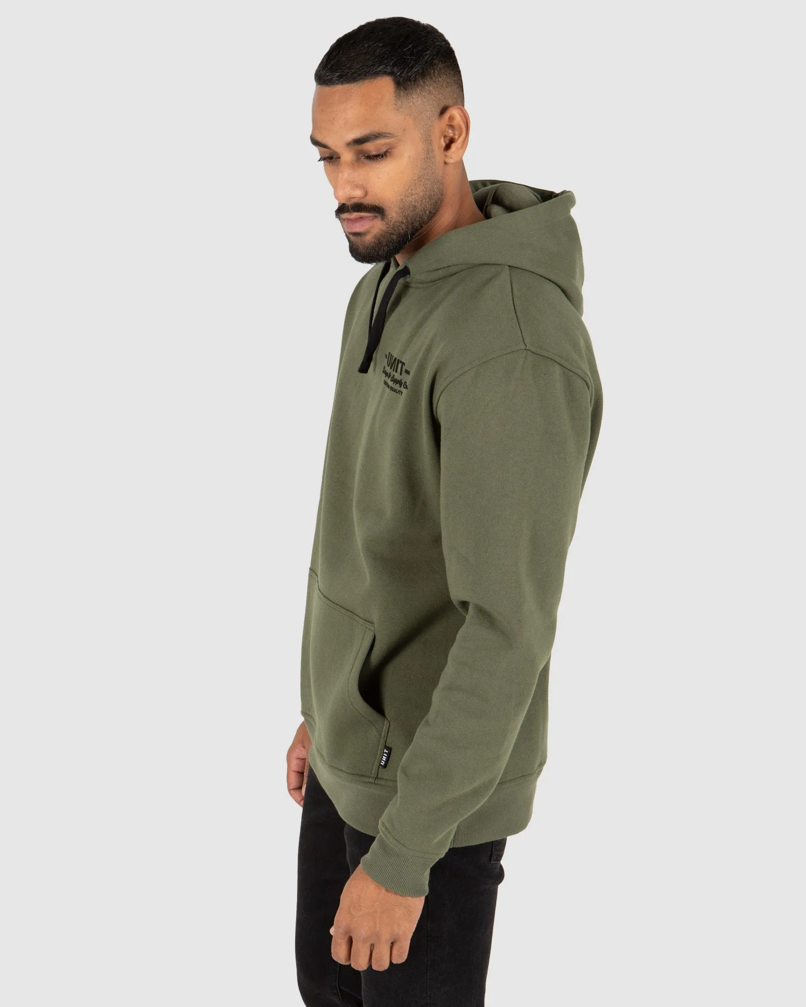 UNIT Mens Rattle Pull Over Hoodie