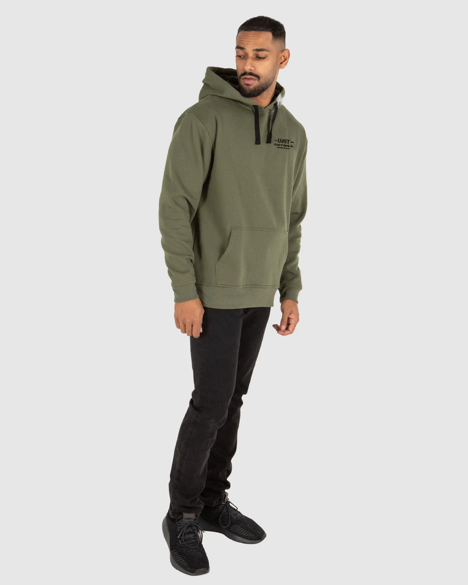 UNIT Mens Rattle Pull Over Hoodie