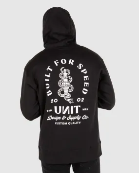 UNIT Mens Rattle Pull Over Hoodie