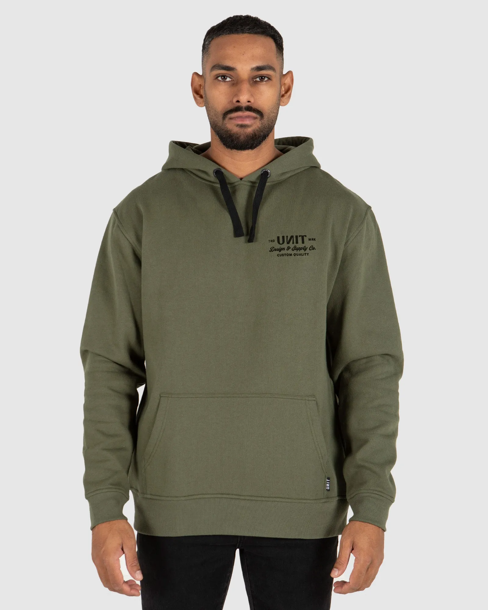 UNIT Mens Rattle Pull Over Hoodie