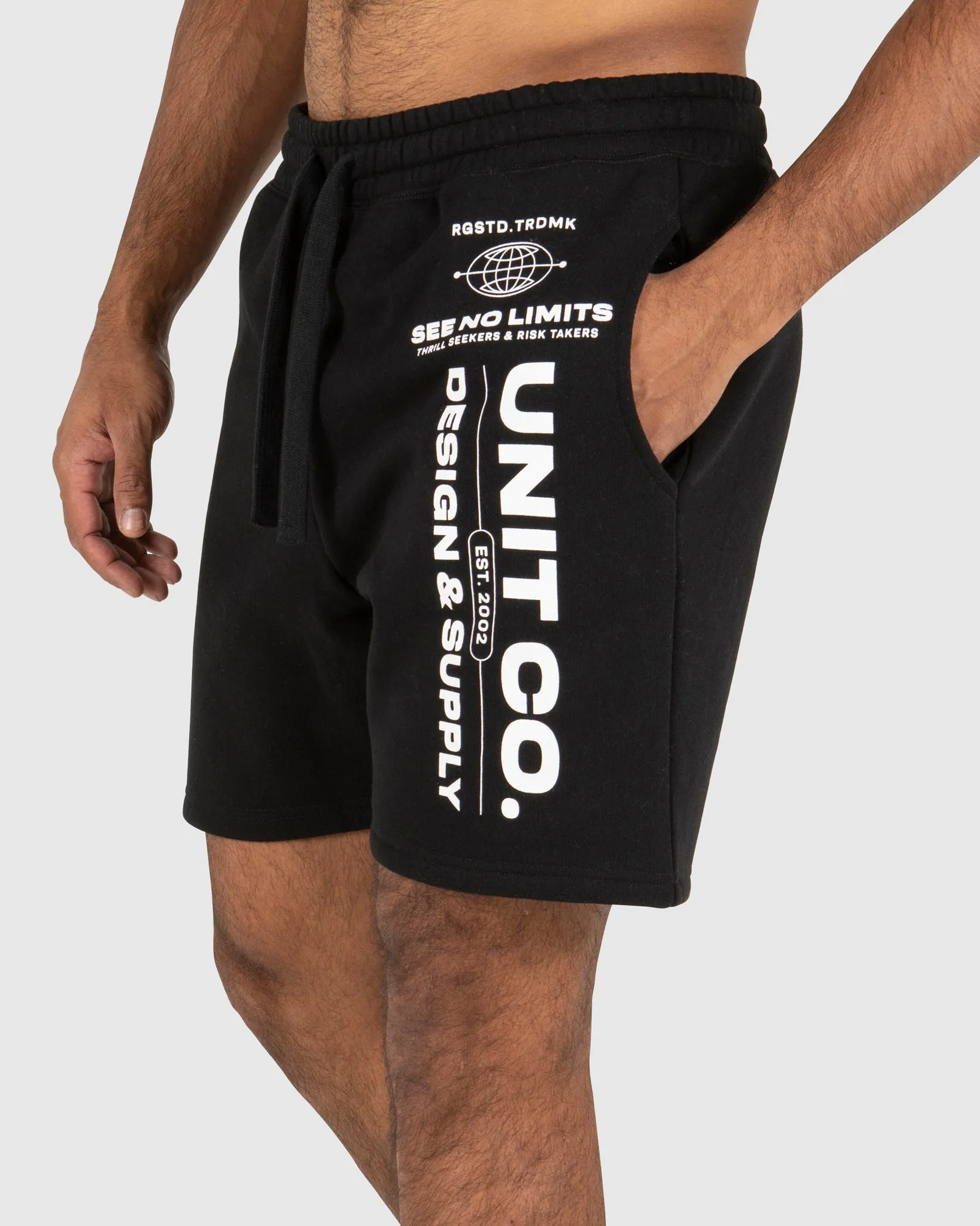 UNIT Mens Worldwide 19" Track Shorts