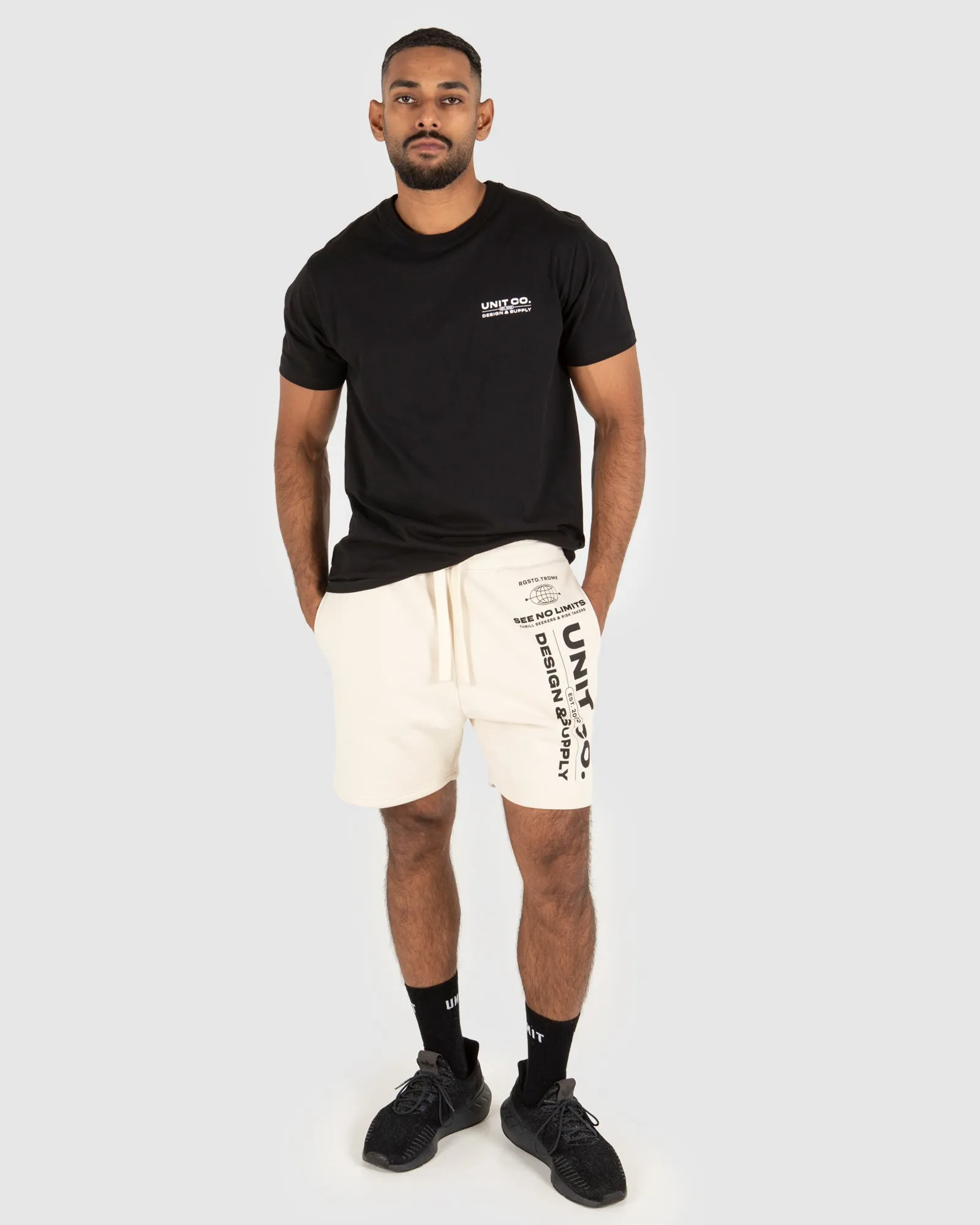 UNIT Mens Worldwide 19" Track Shorts