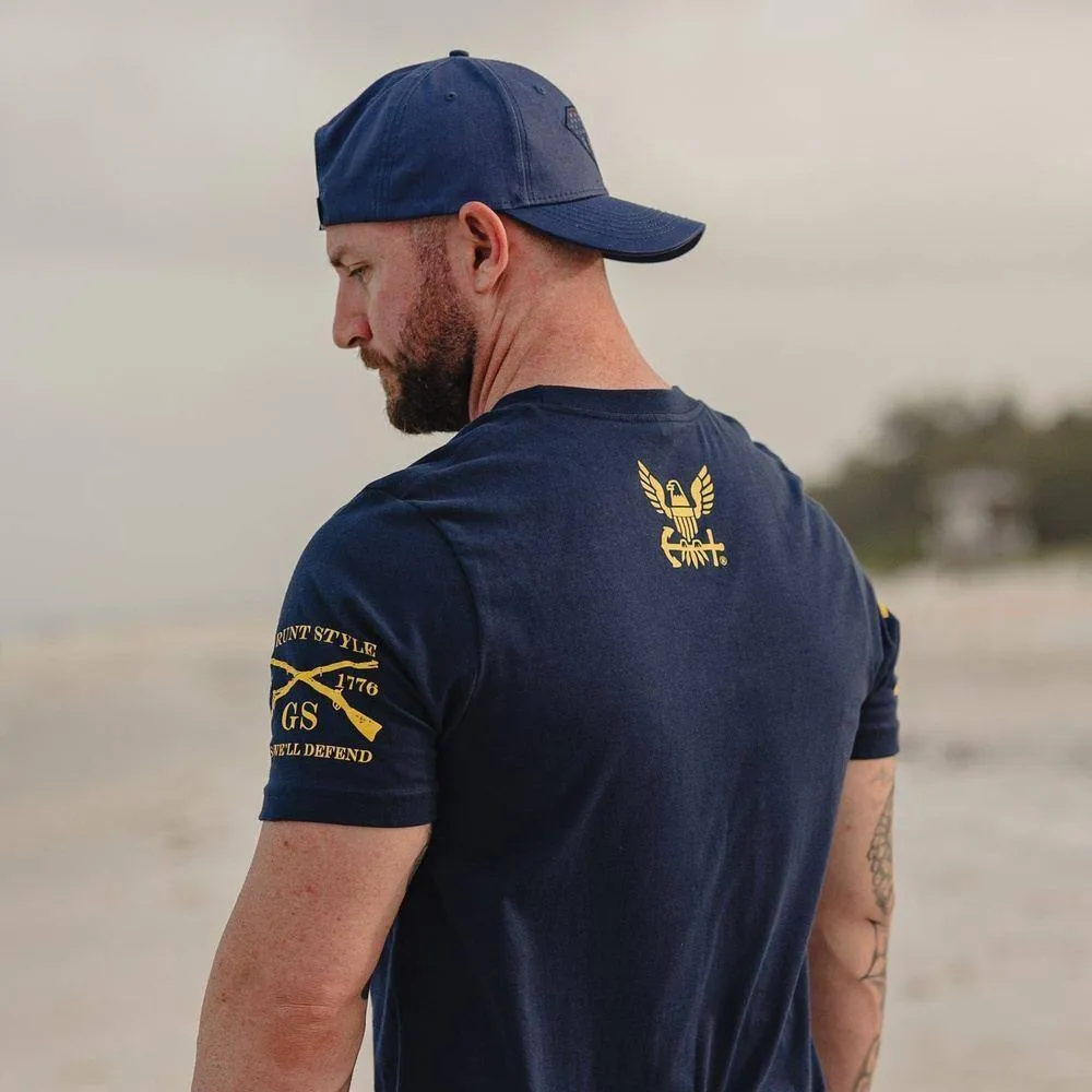 USN - Est. 1775 2.0 T-Shirt - Navy