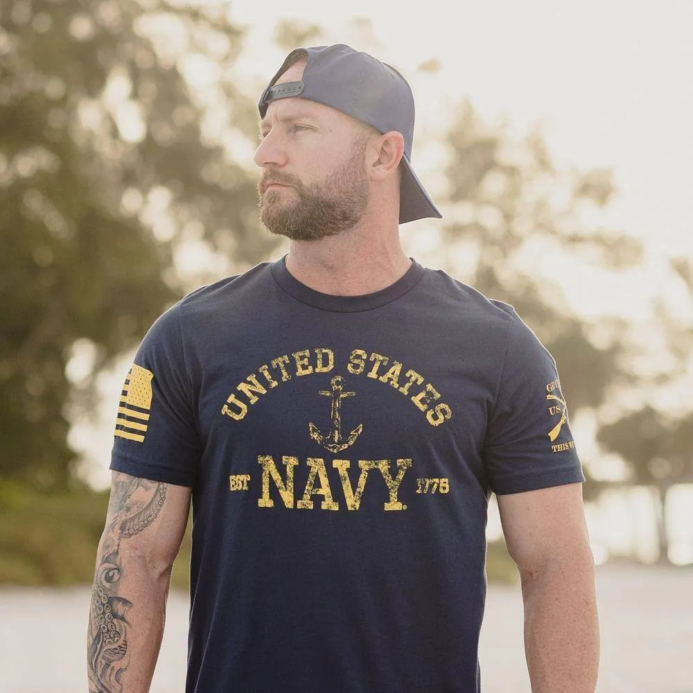 USN - Est. 1775 2.0 T-Shirt - Navy