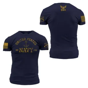 USN - Est. 1775 2.0 T-Shirt - Navy