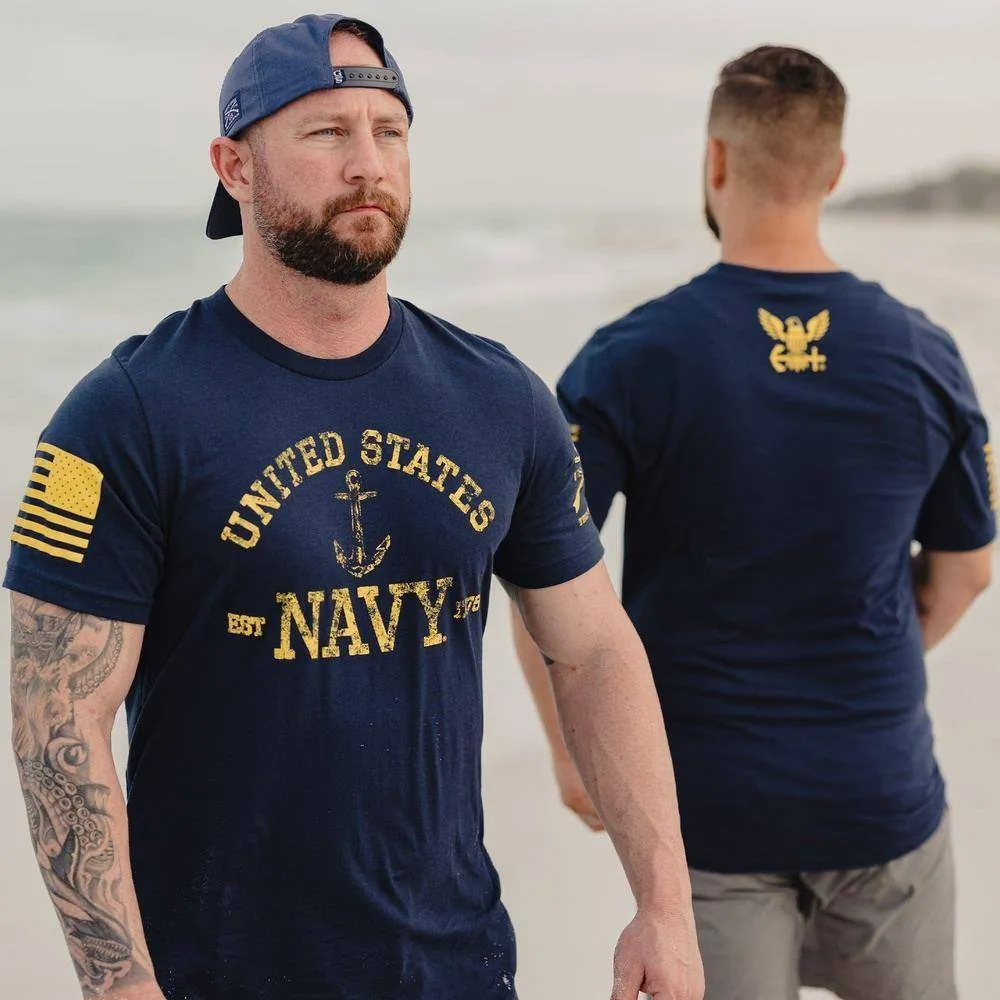 USN - Est. 1775 2.0 T-Shirt - Navy