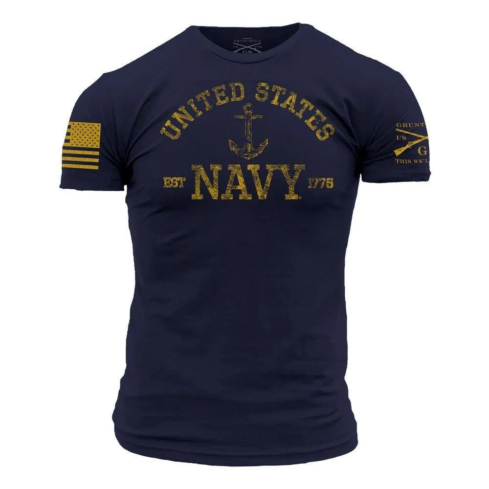 USN - Est. 1775 2.0 T-Shirt - Navy