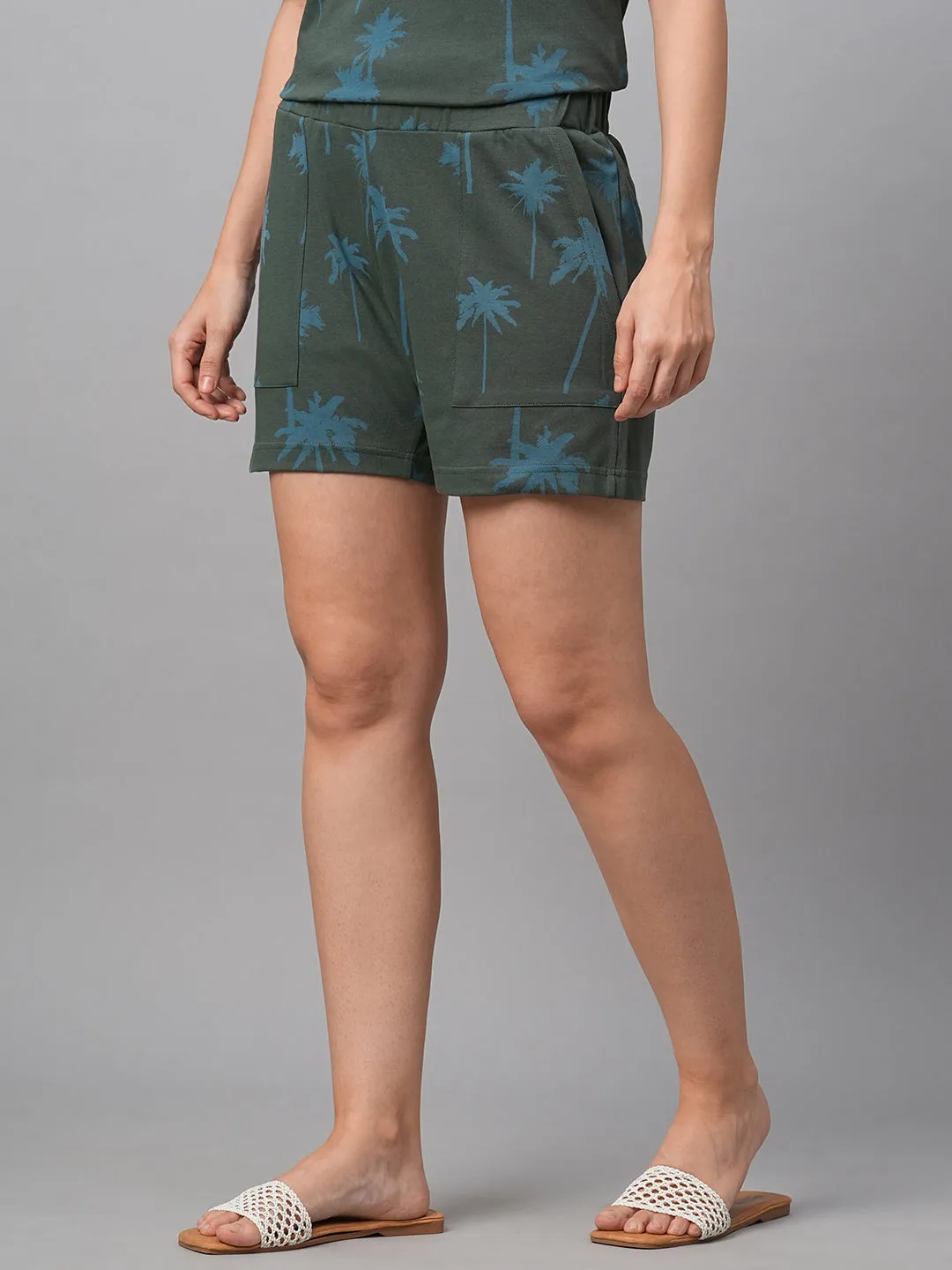 Women's Moss Cotton Regular Fit Shorts