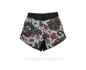 Women's V2 Athletic Shorts - Enter The Dragon