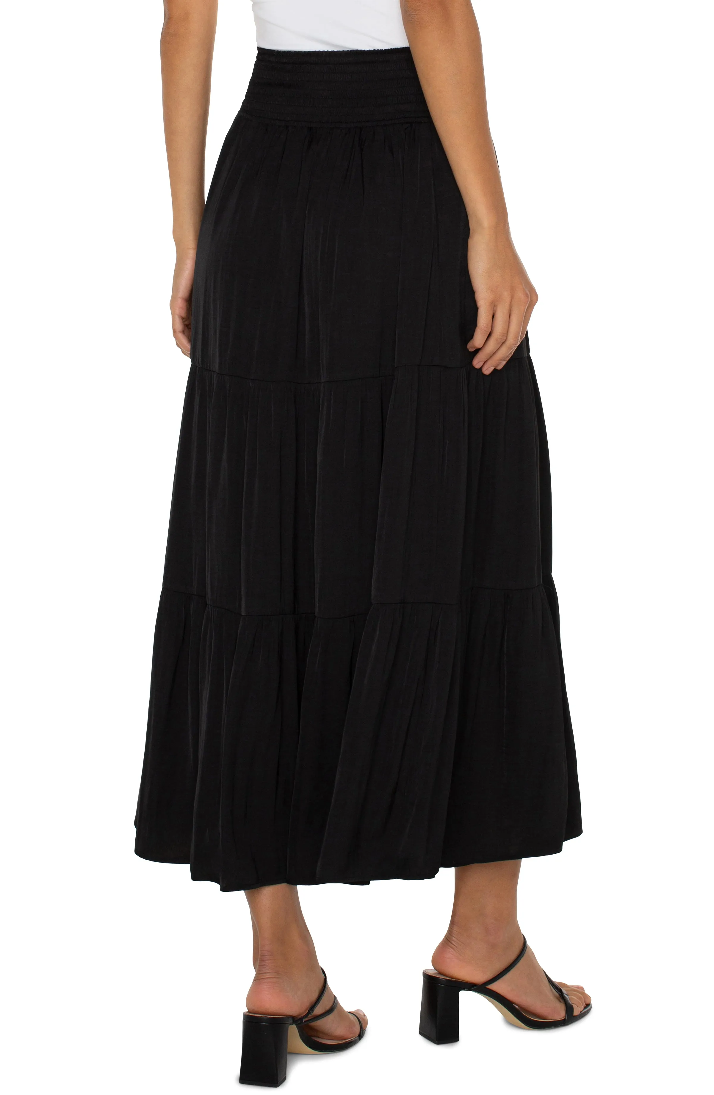 WOVEN MAXI SKIRT